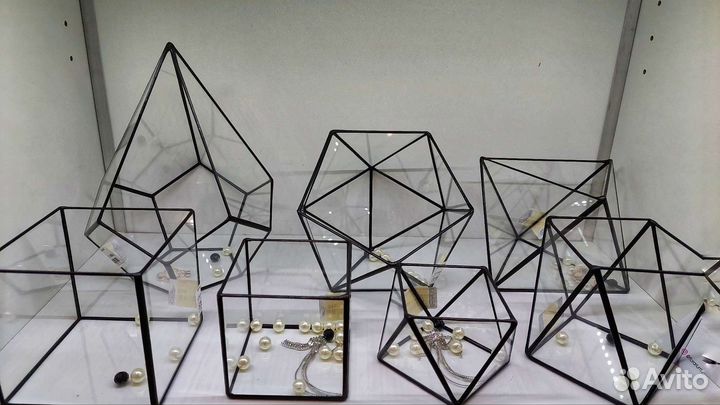 Вазы геометрические. Флорариум