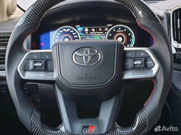 Руль стиль TLC-300 (Карбон, Перфорация)