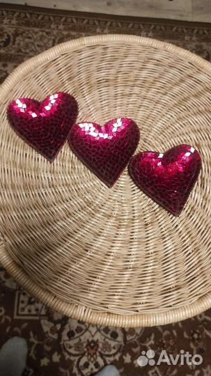 Декоративные сердечки подставки на ножках