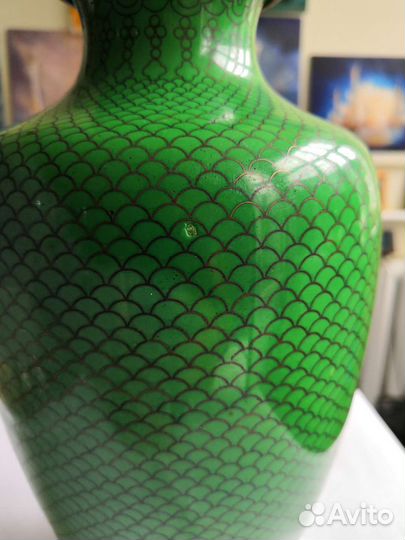 Ваза Клуазоне. Высокая