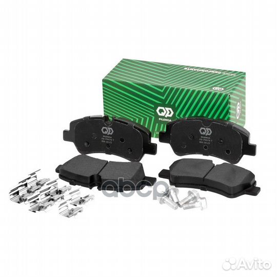 Колодки тормозные дисковые усиленные зад, прав