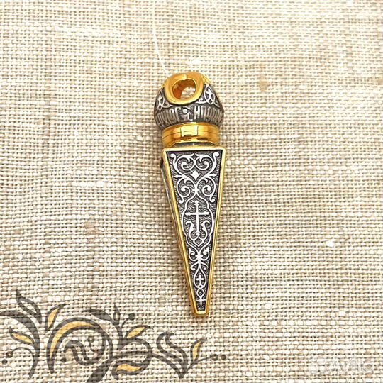 Серебряный Подвес Мощевик Обретение Веры