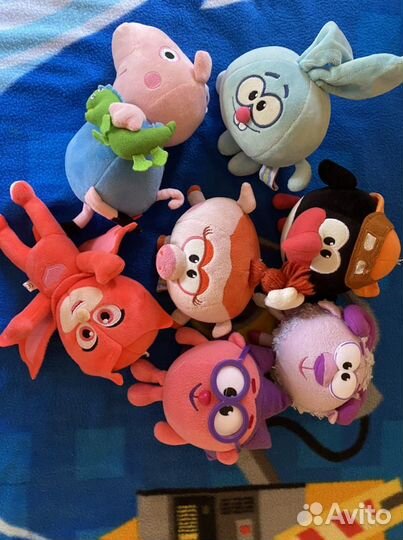 Мягкие игрушки смешарики
