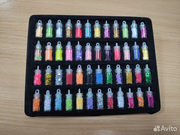 Набор страз, блёстки для маникюра, хендмейд