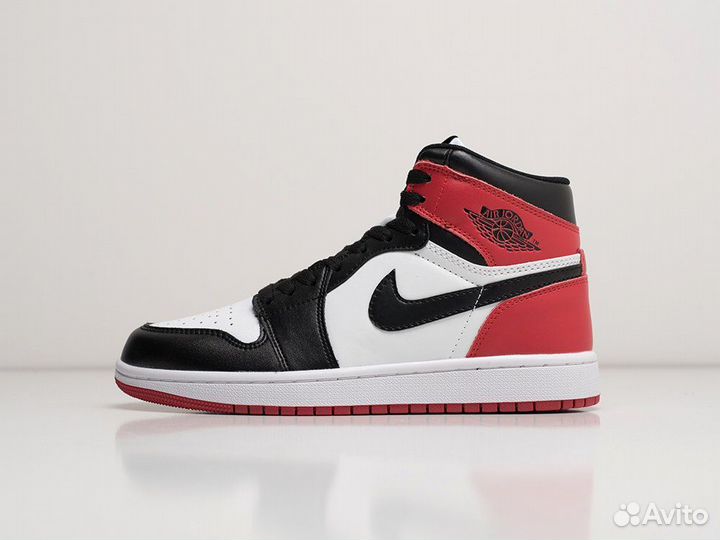 Кроссовки Air Jordan 1 Black Toe (36-45)