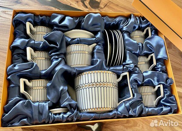 Сервиз чайный 22 предмета фарфор премиум