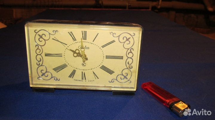 Раритет из СССР - часы/будильник 