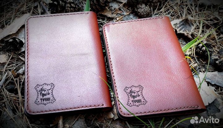 Обложка для документов. Натуральная кожа