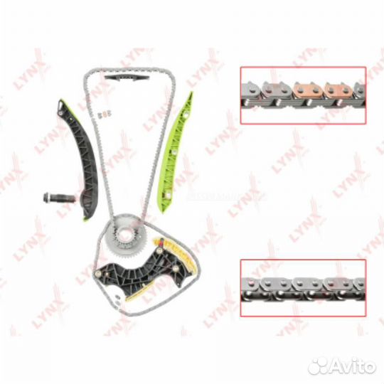 Lynxauto TK-0108 Комплект цепи грм