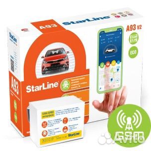 Автосигнализация StarLine A93 V2 2CAN+2LIN GSM ecо