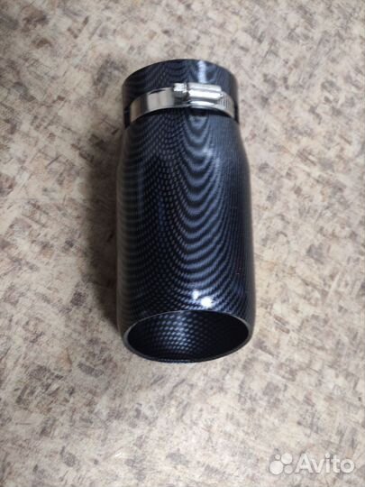 Насадка на глушитель карбон