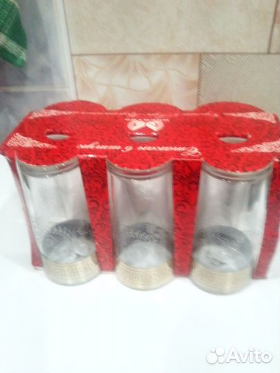 Набор стаканов и стопок