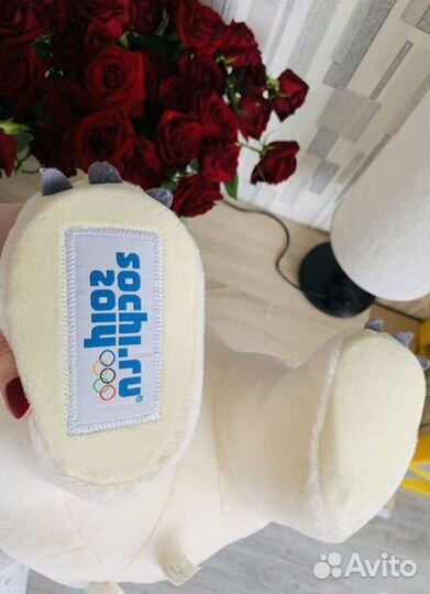 Олимпийский мишка, мягкая игрушка