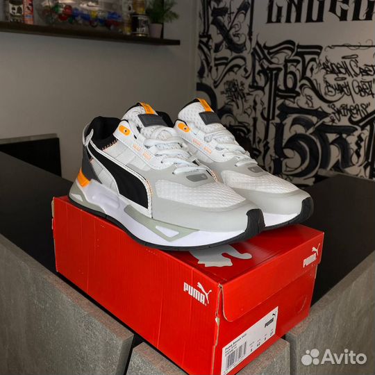 Puma Mirage Sport Tech White/Black/Orange