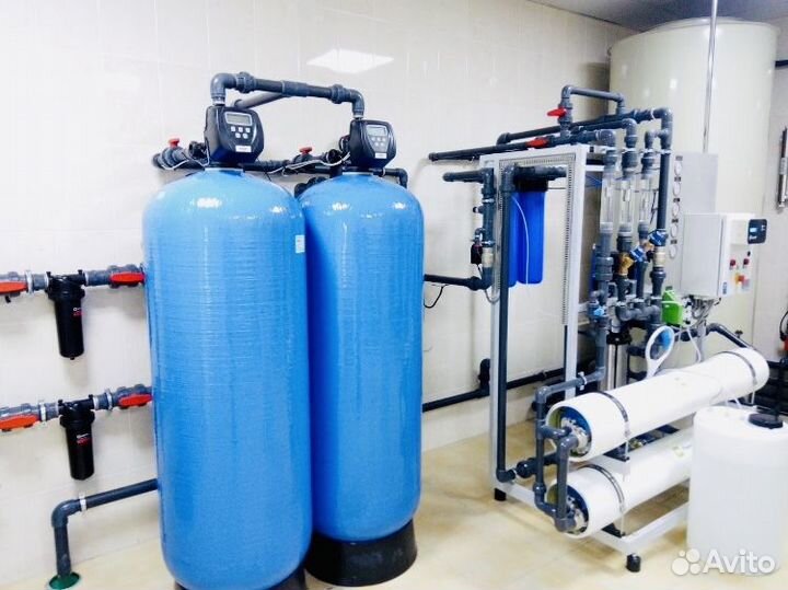 Система для очистки воды с монтажом