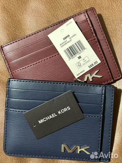 Кардхолдер из натуральной кожи Michael Kors Cooper