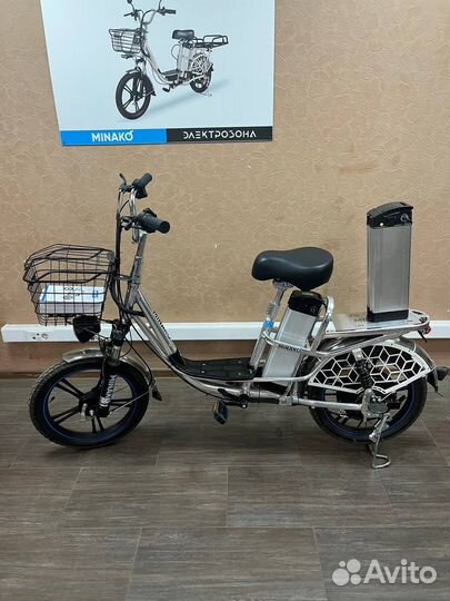 Электровелосипед Minako V8 PRO + Амортизация