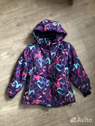 Зимняя куртка на девочку 122