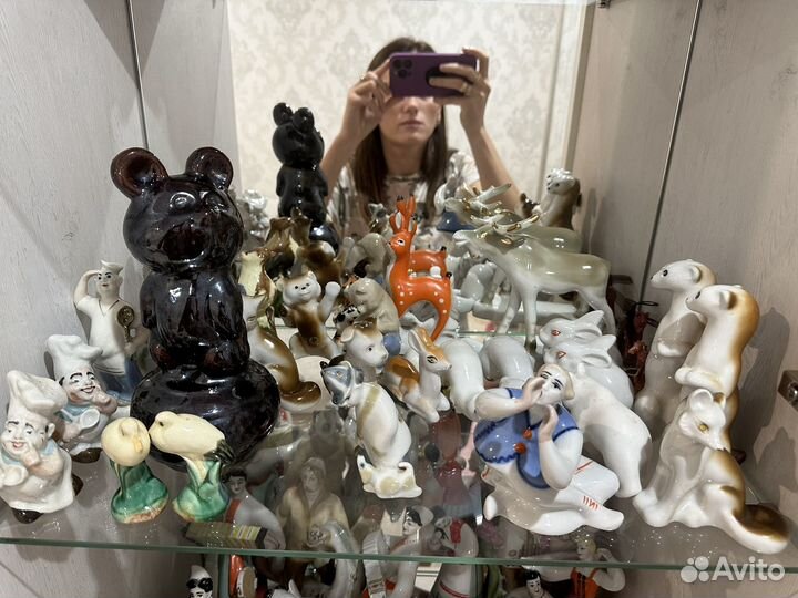 Фарфоровые статуэтки СССР разные