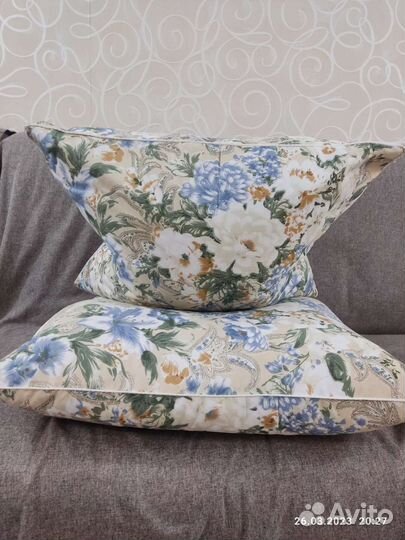 Подушка пух перо 70*70