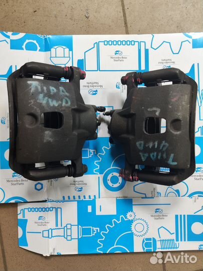 Передние суппорта nissan tiida