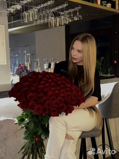 Розы 75 штук