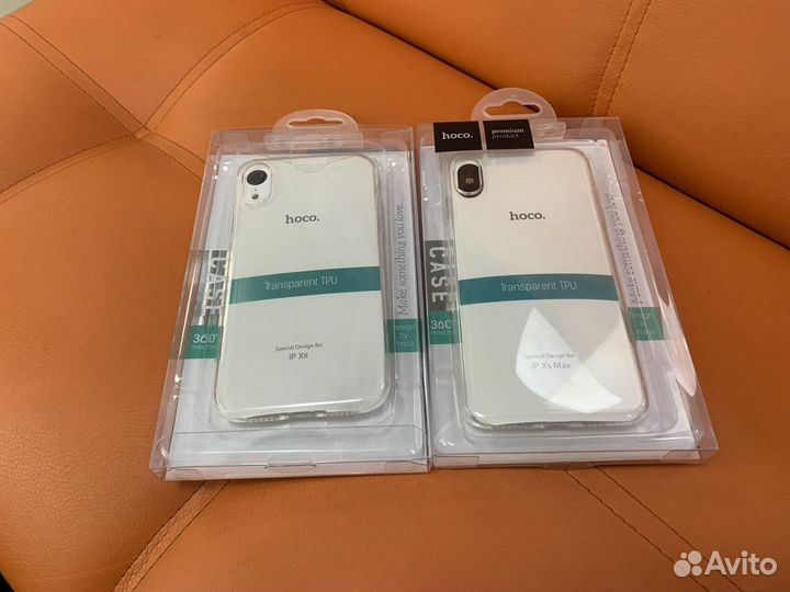 Прозрачные Силиконовые Чехлы iPhone XR XS Hoco