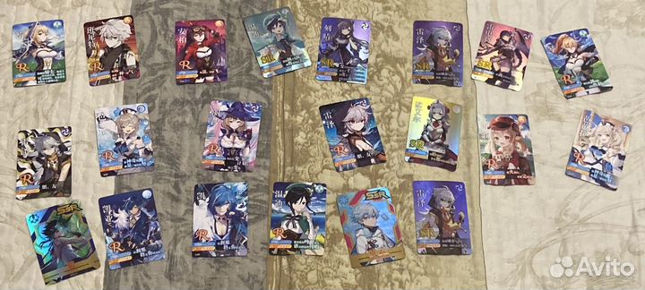 Карточки геншин импакт