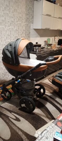 Коляска adamex Монте карбон 3 в 1