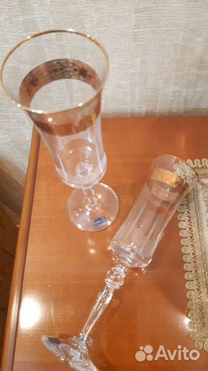 Бокалы хрусталь, Чехия