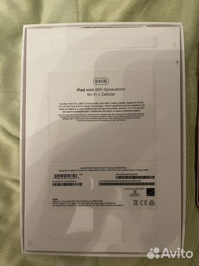 iPad mini 6 64gb cellular