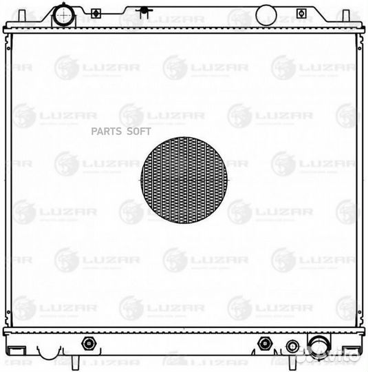 Радиатор охлаждения двигателя Mitsubishi Delica (9