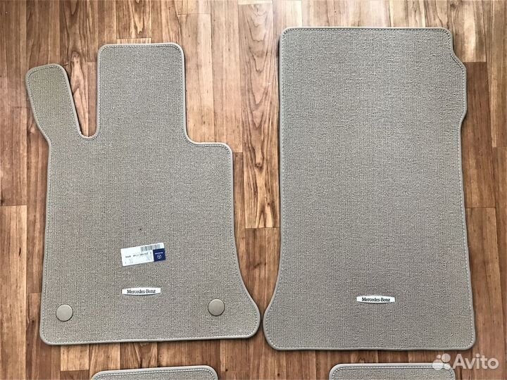 Велюровые коврики в салон mercedes benz
