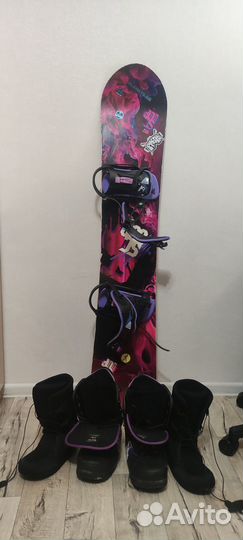 Сноуборд комплект 152см