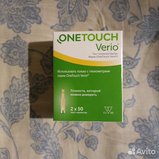 Тест полоски one touch verio