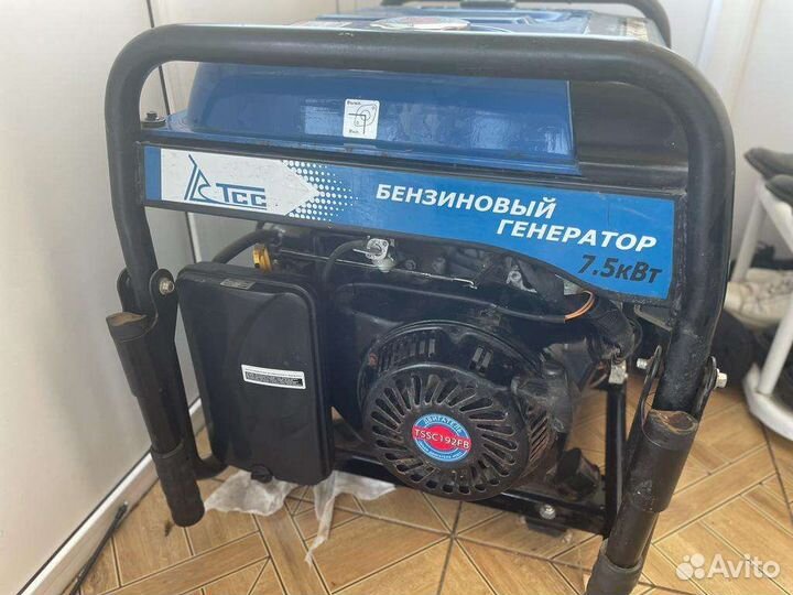 Генератор бензиновый 7.5 квт тсс