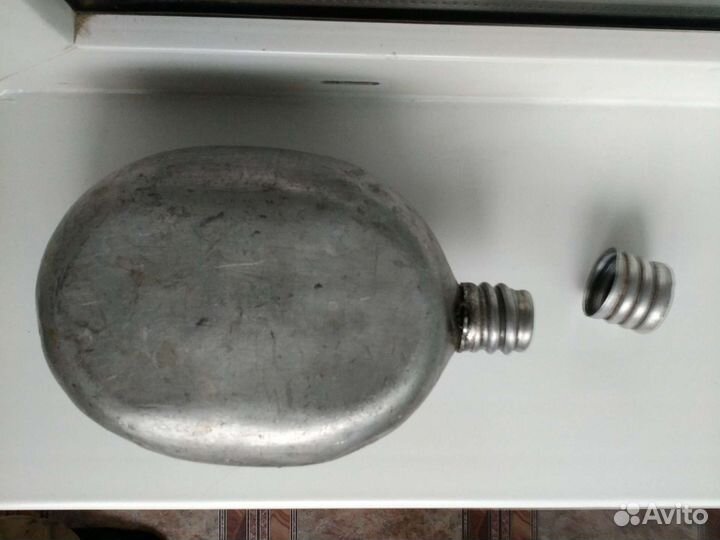 Фляжка алюминиевая