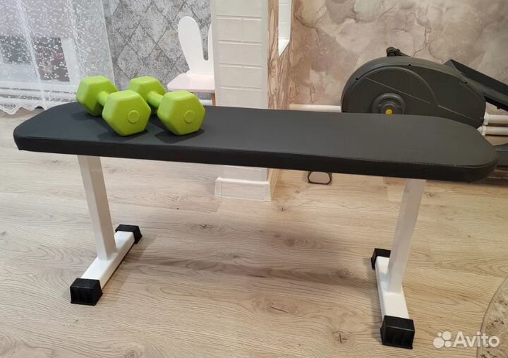 Спортивная скамейка для жима горизонтальная 250 кг