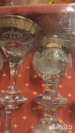 Набор фужеров,18 штук, в подарочной коробке