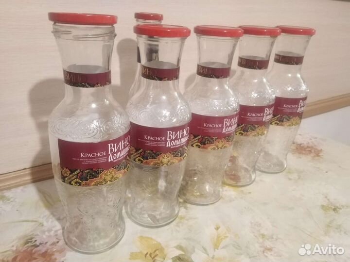 Бутылки стеклянные 1л