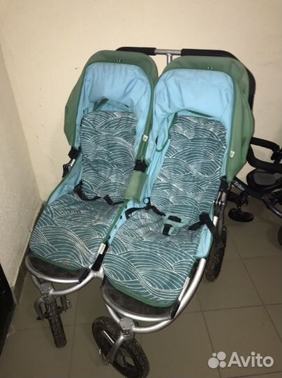 Коляска для двойни 2 в 1