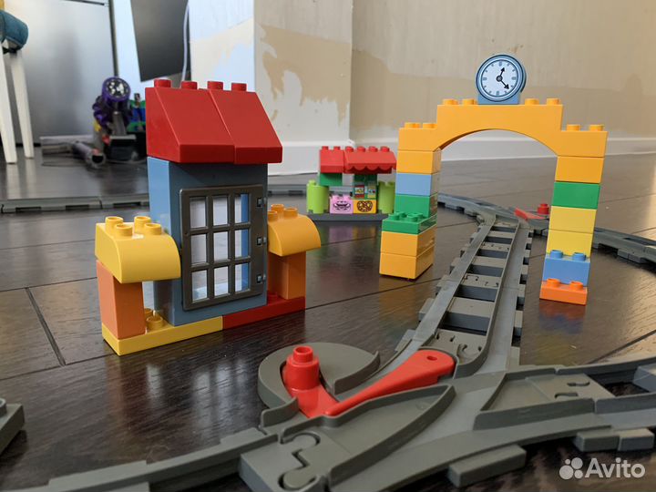 Lego дупло железная дорога