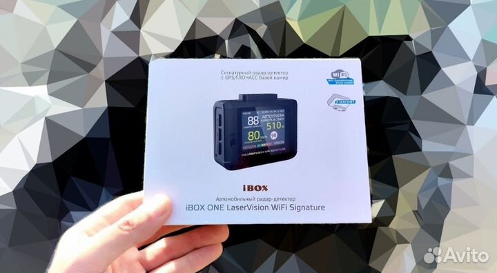 Радар-детектор Ibox one laservision wifi signature