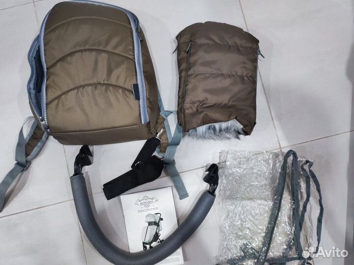 Санки-коляска трансформер зимние nika