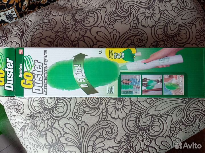 Щётка сметка от пыли на батарейках