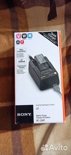 Зарядное устройство для фотоаппарата Sony BC-QM1