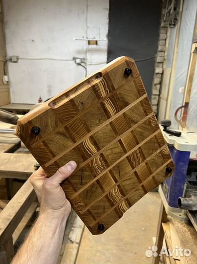 Доска кухонная торцевая разделочная и для подачи