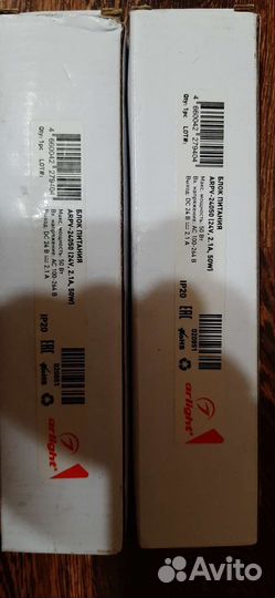 Блок питания arpv-24050 Arlight (24V, 2.1A, 50W)