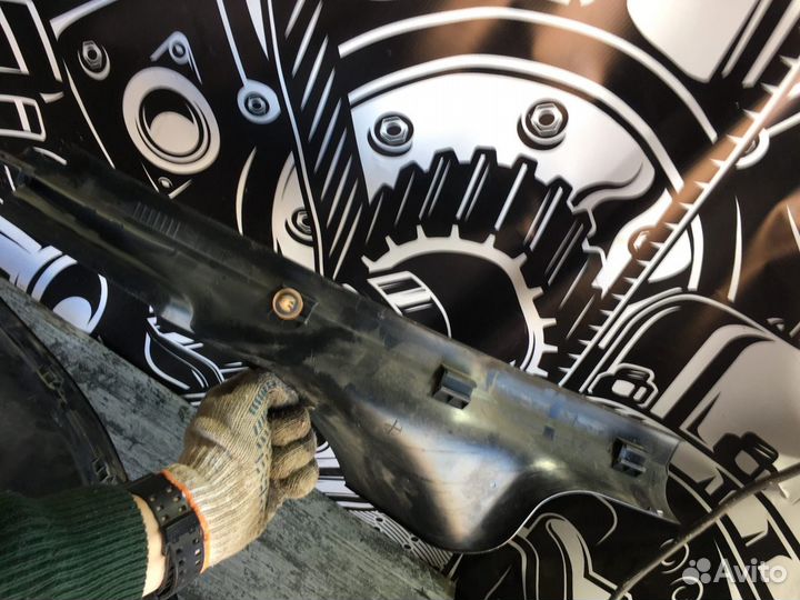 Защитные накладки порогов салона BMW 5 E60