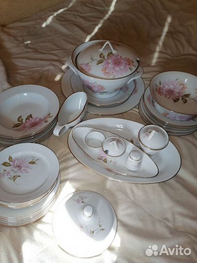 Столовый сервиз Дулево хризантемы